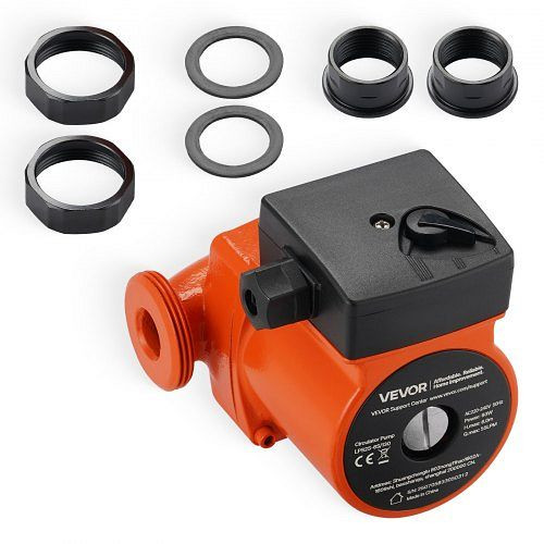 VEVOR LPS25-6S/130 Umwälzpumpe, Gusseisen, 1/8 PS, 55 LPM, 3 Geschwindigkeiten, leise, für Heizungsanlagen, LWKBZPBB55LPUZXH8001V2