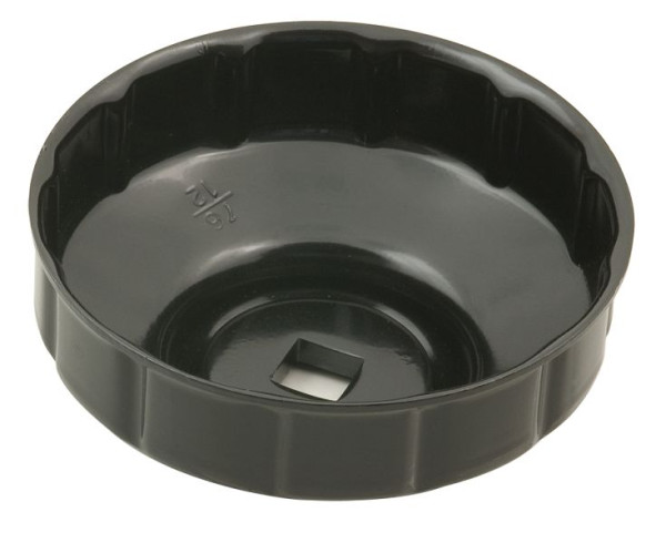 SW-Stahl Ölfilterschlüssel, Stahl, 3/8'' Antrieb, 76 mm, 12 Rillen, 08460-76/12