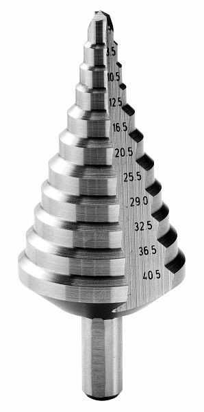 Facom ISO-Stufenbohrer 6,5 - 40,5mm 11 Stufen, 678006