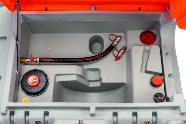 Cemo CUBE-Tank Mobil 980 l ohne Pumpe mit Schnellkupplung, 11677