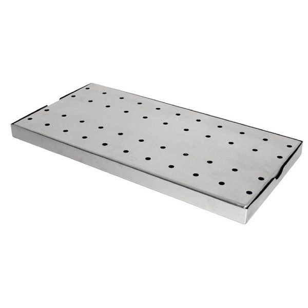 Olympia Tropfblech Edelstahl mit Einsatz, 40 x 20 cm, DM219