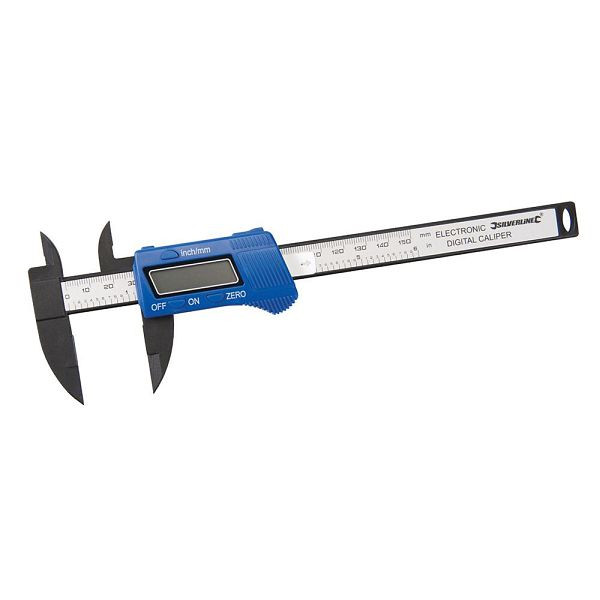 Silverline Digitalmessschieber aus Verbundwerkstoff, 150 mm, 677256