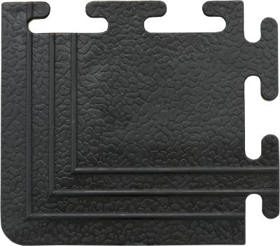 Kunzer Ecke PP SCHWARZ zu Werkstattboden 7GBEV10, VE: 4 Stück, 7GBEV ECKE SCHWARZ