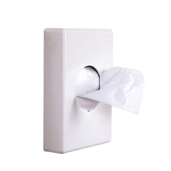 WERO Hygienebeutel-Spender zur Wandmontage, weiß, leer, 20392660
