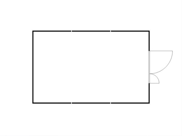 FLADAFI Materialcontainer-Kombination, IC Pro 1460, isoliert, mit isoliertem Boden, Doppelflügeltür (asymmetrisch) auf der 4 m Seite, F2223410201-F911