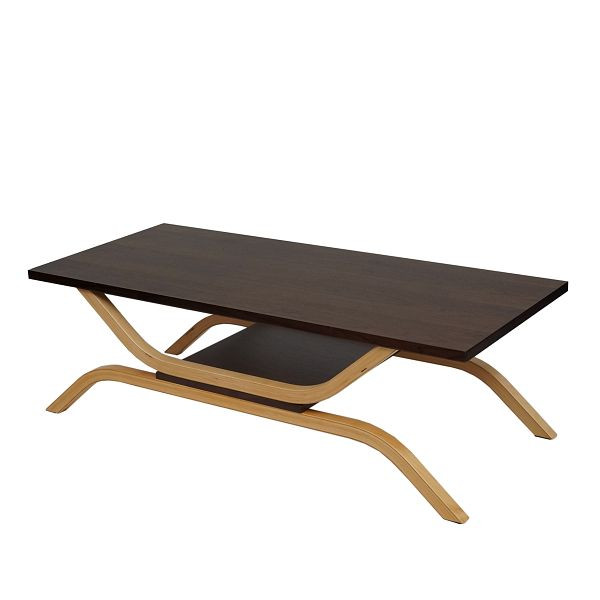 Mendler Couchtisch HWC-H38, Wohnzimmertisch Beistelltisch Sofatisch, 35x110x48cm, Eiche-Optik, 73055