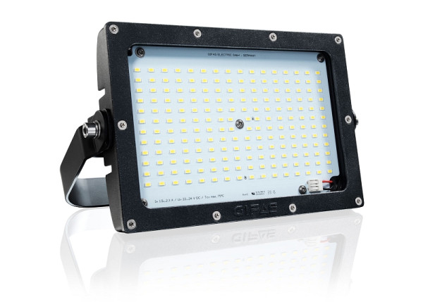 GIFAS Flutlichtstrahler "AlphaLUXX 60", Lichtstrom: 7712 lm, Frontscheibe: 3mm Polycarbonat, 800084