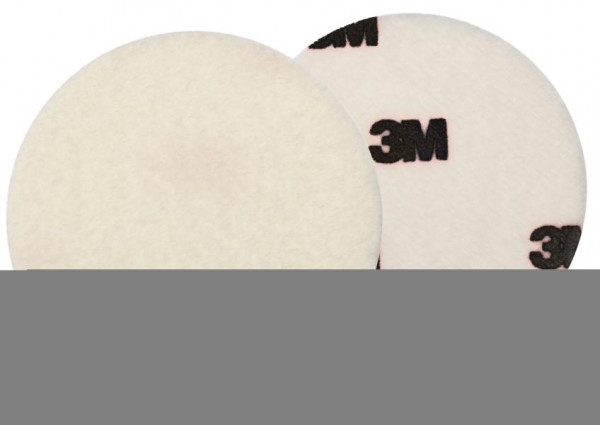 3M Finesse-it Polierfilz, schwarz/weiß, 76,2 mm, weich, VE: 500 Pads, 7000041365