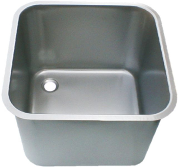 NordCap Einlassbecken 400 x 400 mm, Standroher Kunststoff/Edelstahl, 49640020