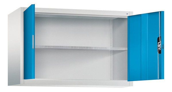 C+P Aufsatzschrank Acurado, H790xB1200xT400mm, Farbe: Lichtgrau / Lichtblau, Muldengriff, 9465-009 S10059
