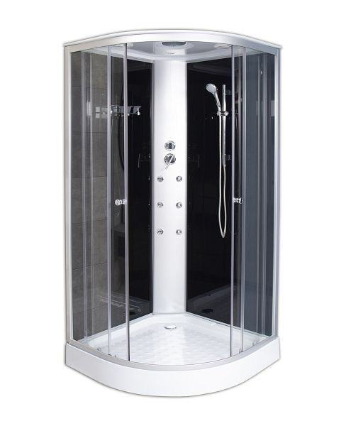 Sanotechnik Komplettduschkabine 100x100x215cm (Bausatz), BH1172