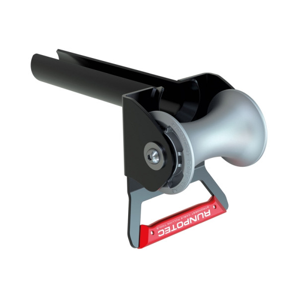 Runpotec Kabelumlenkrolle mit Einführrohr DM48 für Schacht Ein- oder Ausführungen, 10220