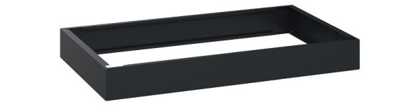C+P Unterbauten Classic PLUS, C auf 100 mm hohem Sockel, Schwarzgrau, 100 x 900 x 500 mm, Kunststoff-Sockel, 08000-7010905 S10001