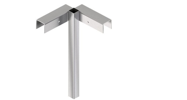 Schake Eck-Oberteil, verzinkt, 490 mm, 90°, 3B160-E1, 4250384742379