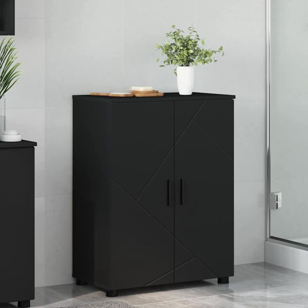 vidaXL Badezimmer Schrank Schwarz 60 x 35 x 80 cm Holzwerkstoff 883305 günstig versandkostenfrei online kaufen: große Auswahl günstige Preise
