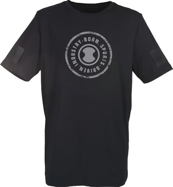 Skylotec Herren T-shirt mit gedrucktem Logo auf der Brust, schwarz, BE-455-1-XL