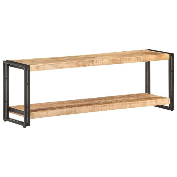 vidaXL TV-Schrank 120x30x40 cm Raues Mangoholz, 320679