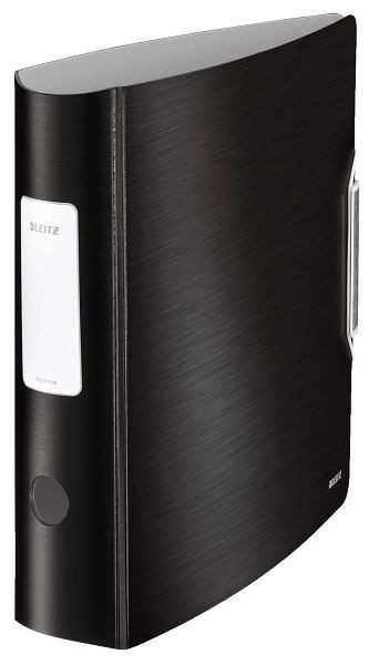 LEITZ 1108 Ordner Active Style A4, 82 mm, satin schwarz, 1108-00-94