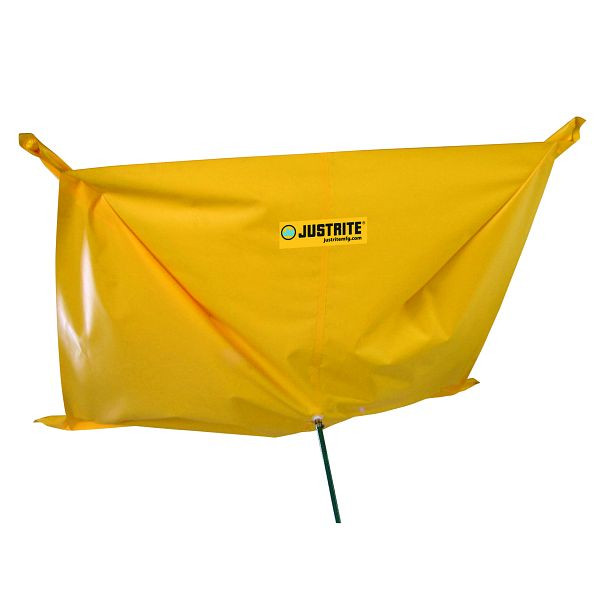 Justrite Decken-Leckage-Umleiter 2830, 304.8cm x 304.8cm, Gelb, Ösen, JEN28308YL
