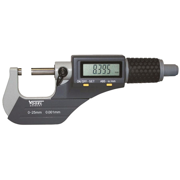 Vogel Germany Digital-Messschraube, DIN 863, IP40, Absolut-Messsystem, 0 - 25 mm / 0 - 1 inch, 231061