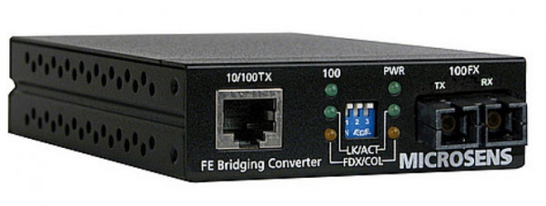 MICROSENS Konverter 10/100BaseTX-FX SC WDM SM Simplex B, MS400202B