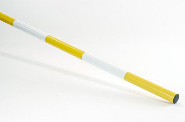 Growi Hindernisstange aus Kunststoff, Farbe: gelb/weiß, 10092768