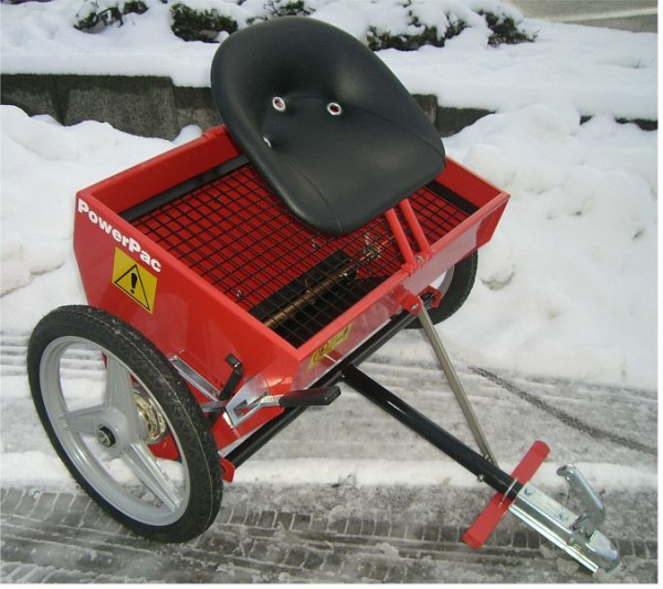 PowerPac Salz- und Düngestreuer Streuinhalt 100 Liter, Zubehör für Einachser MF5 / MF17, ST100