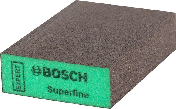 Bosch EXPERT S471 Standard Block, 69 x 97 x 26 mm, superfein. Für Handschleifen, VE: 50 Stück, 2608901180