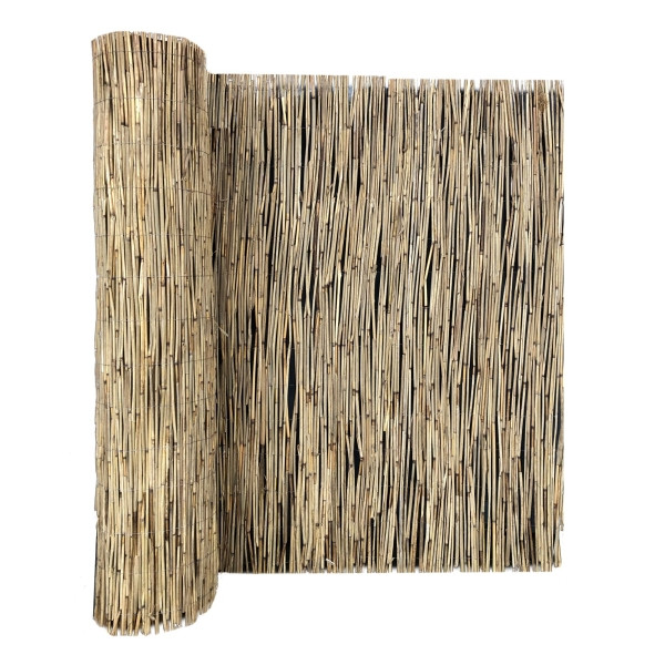T&J SYLT Schilfrohrmatte, 6,00 x 1,40 m, mit verzinktem Draht, 29622