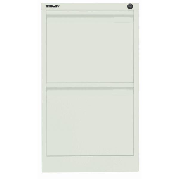 Bisley Hängeregistraturschrank, einbahnig, 2 HR-Schubladen, 644 portland, 3623644