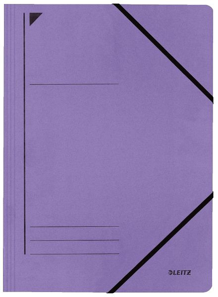 LEITZ 3980 Eckspanner, A4, 250 Blatt, Pendarec-Karton (RC), violett, 3980-00-65