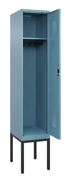 C+P Spind Evolo PLUS, Gestell, 1 Abteile, 2120x400x500mm, 0010/0010, Verschluss Zylinderschloss, Ablageböden 1, 0490307-12 S10048