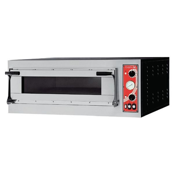 Gastro M Rome Pizzaofen 1 Kammer, 12 kW, 400 V, Außenseite aus Edelstahl, GR215