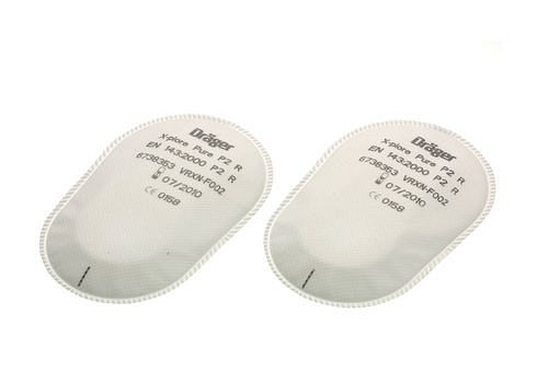 Dräger Partikelfilter Pure P2, für X-plore-Halbmasken Serie 3000, VE: 10 Paar, 180089