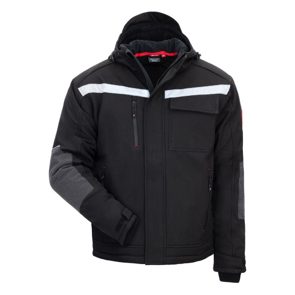 NITRAS MOTION TEX PLUS, Winter-Softshelljacke, schwarz (Farbcode: 1000), Größe: XS, VE: 10 Stück, 7180W-XS