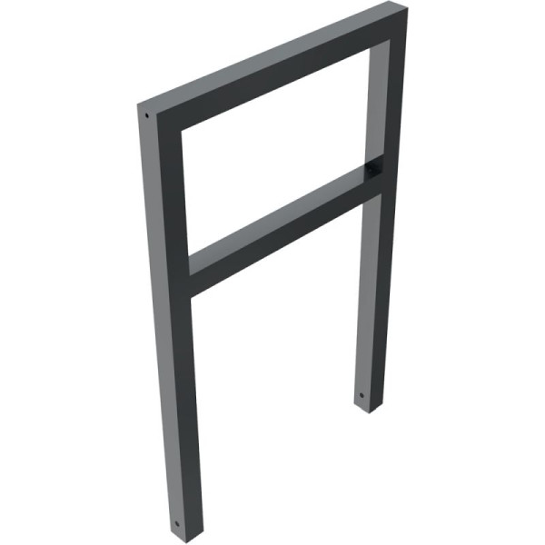 Stein HGS Anlehnbügel/Absperrbügel -Spiekeroog- mit Querholm, 750mm /beschichtet DB 703, 455.075b