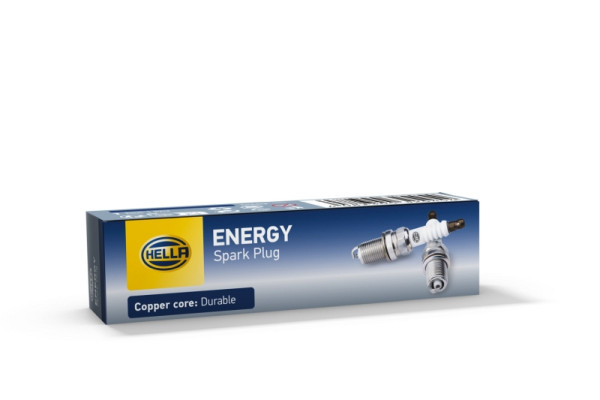 HELLA Zündkerze, Energy CM7RP-11, Schlüsselweite: 16, Gewindelänge: 19mm, Elektrodenabstand: 1.1mm, 8EH 188 704-181