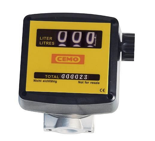 Cemo mechanisches Zählwerk K33 für Öl, 8728, 4052886252369