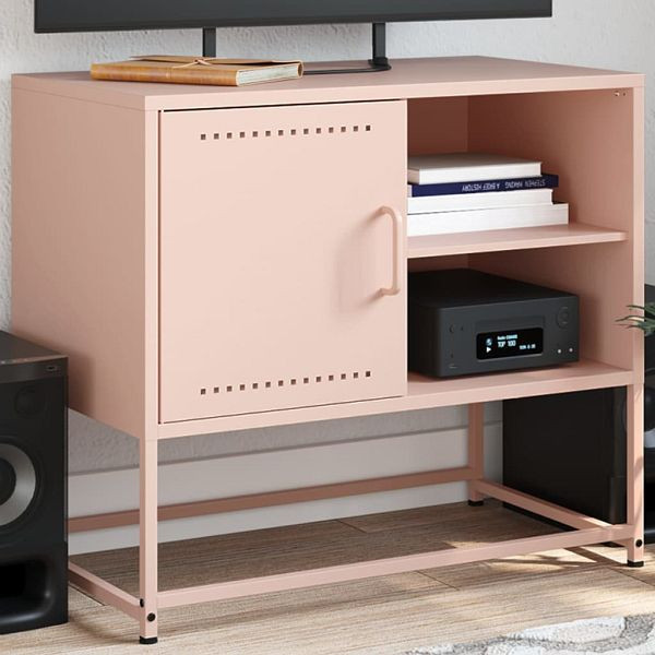 vidaXL TV-Schrank Rosa 68x39x60,5 cm Stahl, Top-Qualität, 846519