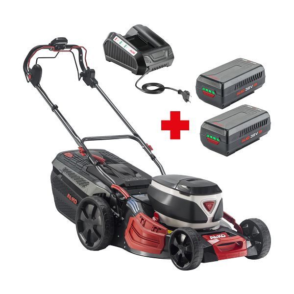 AL-KO 36 V Akku-Rasenmäher 512 Li VS-W Premium inkl. 2 Akkus und Ladegerät, 123110