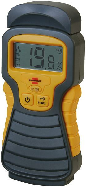 Brennenstuhl Feuchtigkeits-Detector MD (Feuchtigkeitsmessgerät/Feuchtigkeitsmesser für Holz oder Baustoffen, mit LCD-Display), 1298680