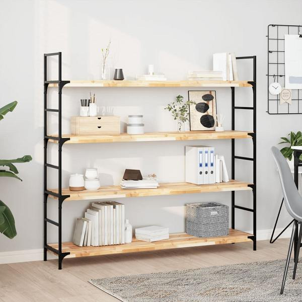 vidaXL Schweberegal 160x30x4 cm Massivholz Akazie Unbehandelt, 3279467