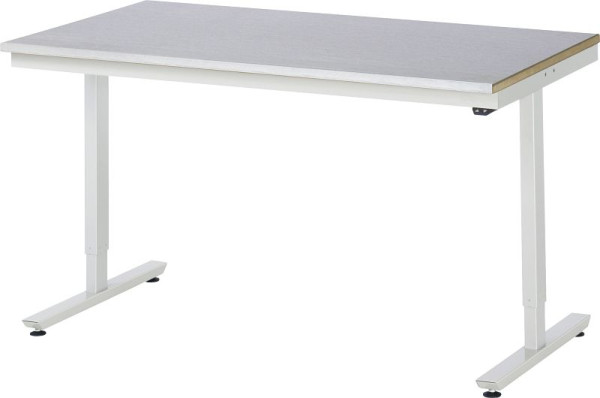 RAU Arbeitstisch Serie adlatus 150, B1500 x T800 x H720-1120 mm, 08-AT-150-080-ES
