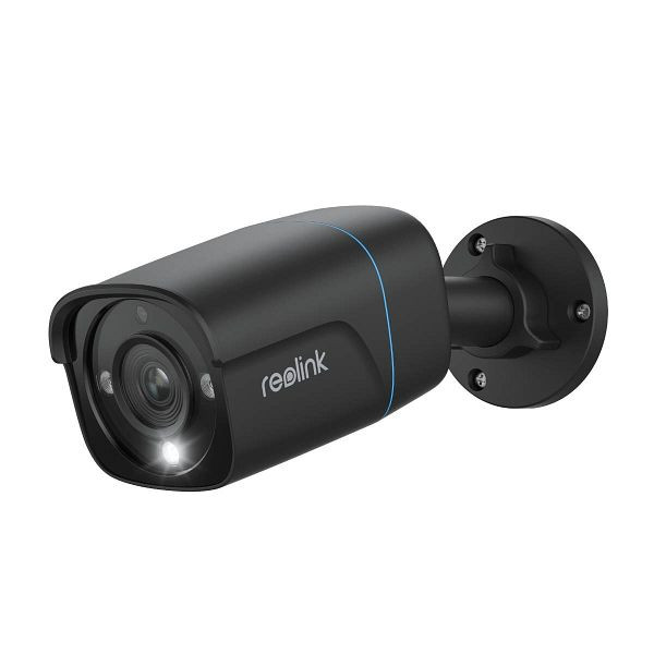 REOLINK P330 4K UHD IP PoE Überwachungskamera mit intelligenter Personen- & Fahrzeugerkennung, Nachsicht in Farbe (schwarz), rlp33b