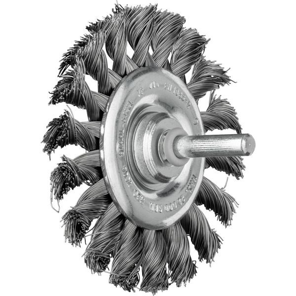 Pferd Rundbürste mit Schaft, gezopft RBG 7006/6 ST 0,35, VE: 10 Stück, 43107001