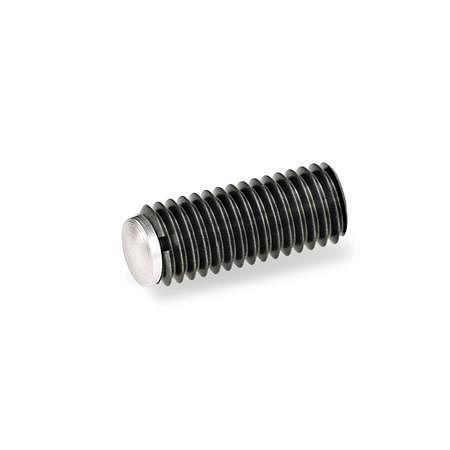Ganter Gewindestifte mit gehärtetem Zapfen (GN 913.2-M10-40-A), VE: 50 Stück, 913.2-M10-40-A