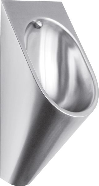 KWC Urinal, Edelstahl, automatische Spülung, 313x732x341 mm, Hinterwandmontage, 24 V, 2000103385