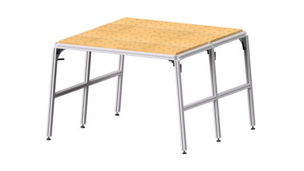 Ulmia Multifunktionstisch Erweiterungsset, inkl. 2 Lochplatten MDF, 198.279, 4044637198279