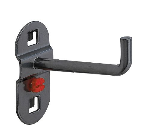 Kappes RasterPlan Werkzeughalter anthrazitgrau, L 75 mm, mit senkrechtem Hakenende, Ø 6 mm, 4040.00.0708