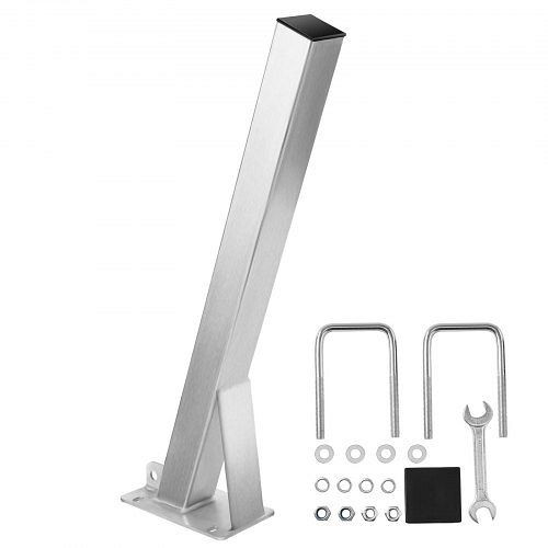 VEVOR Windenbock für Bootsanhänger, Bootswindenhalterung mit U-Bolzen für 76x76-101 mm Kupplung, verzinkt, für diverse Boote, CYJPZJJAZZ0000KT6001V0